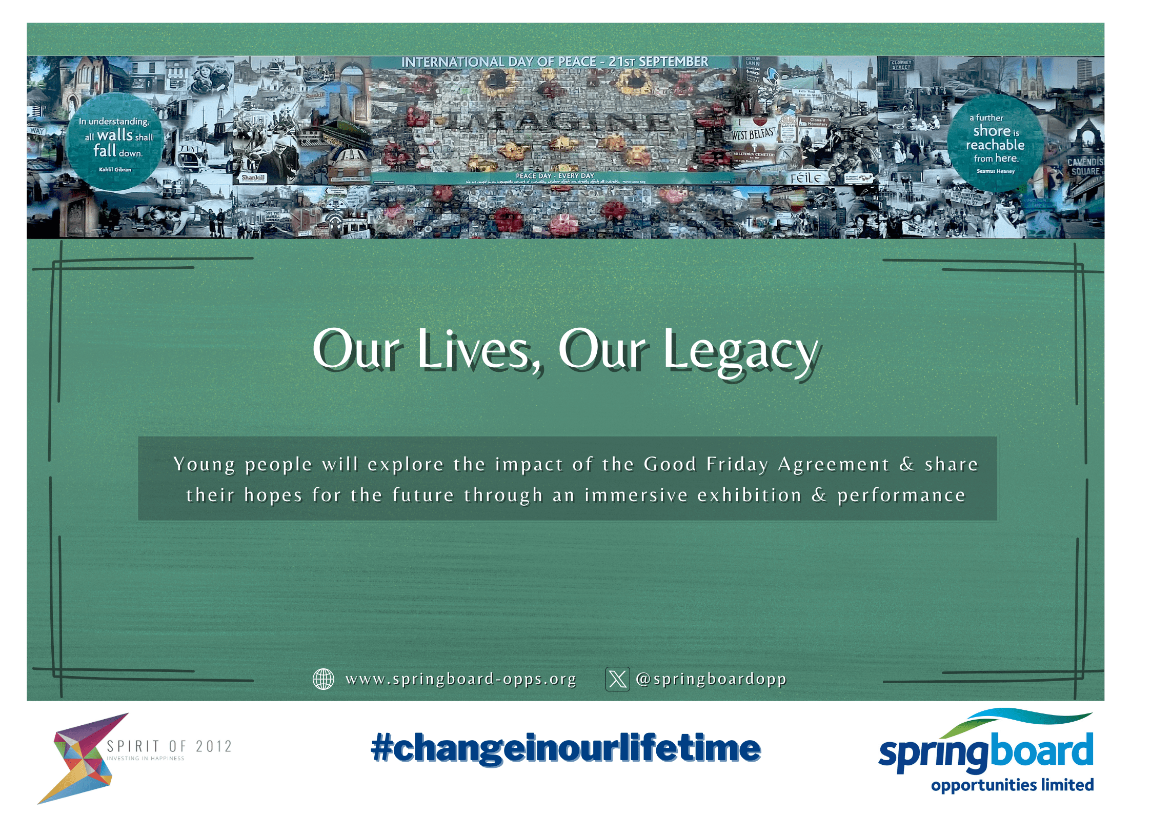 Our Lives, Our Legacy Event
