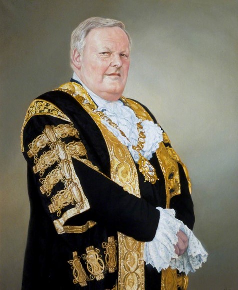 Lord Wallace Hamilton Browne, The Right Honorable, The Lord Mayor of Belfast (2005) in Belfast City Hall